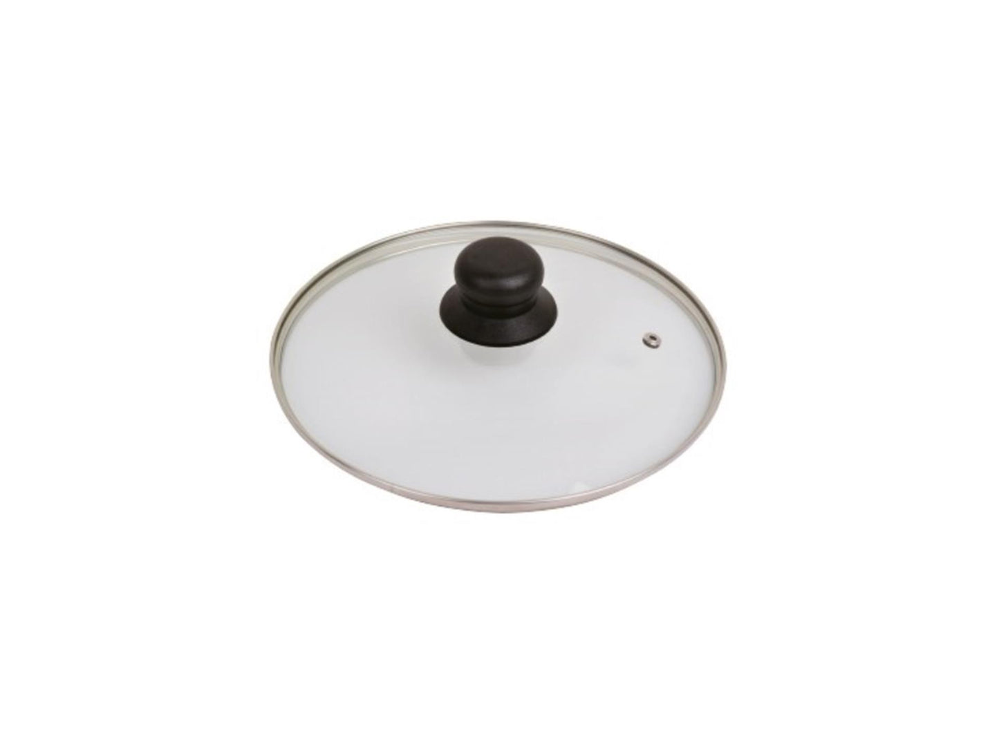 Hhcp glasdeksel met rvs ring 28cm