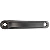 Crank links 170mm staal - zwart gecoat