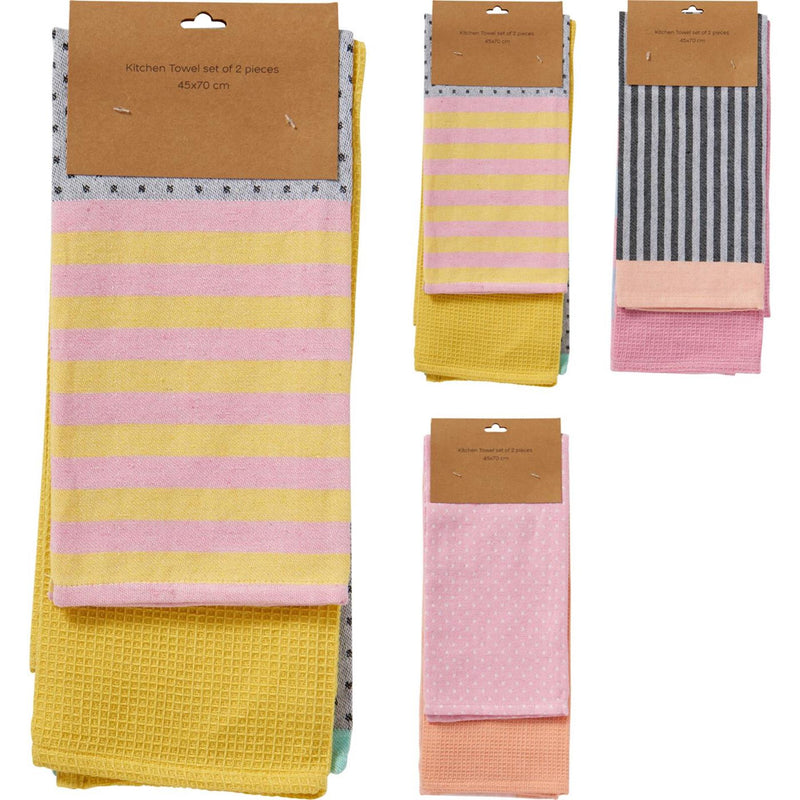 Excellent houseware theedoeken set van 2 stuks
