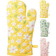 Home styling ovenhandschoen 32x16cm 3 assorti