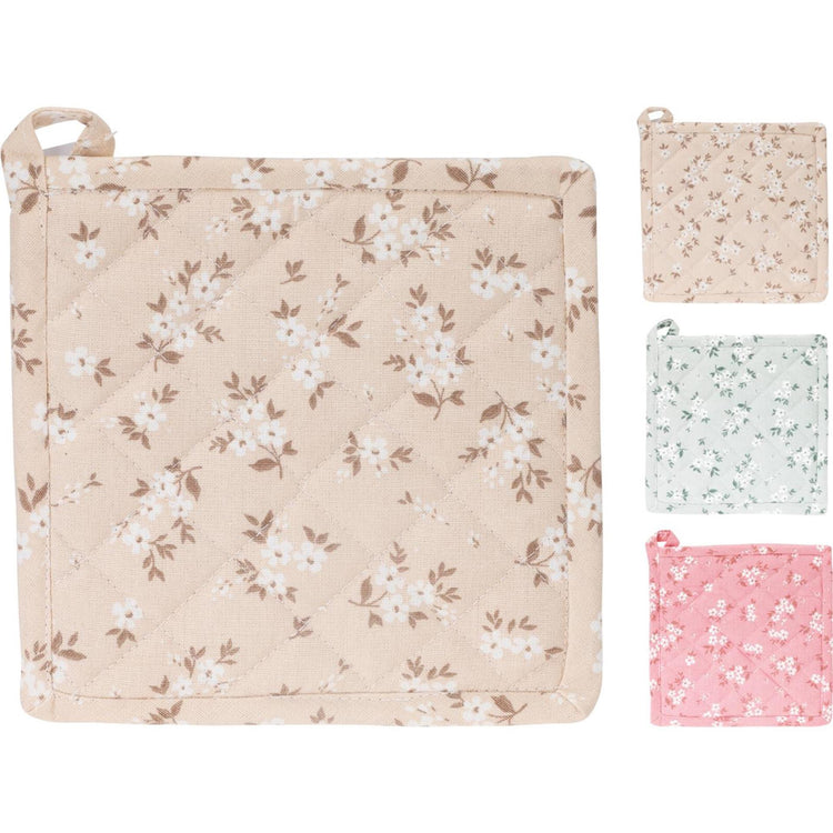 Home styling pannenlap 20x20cm 3 ass. kleur
