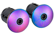 Supacaz Super sticky kush bling stuurlint oil slick inclusief aluminium stuurplug - afbeelding 3