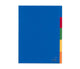 Kangaro tabblad a4 venster pp 120 micron assorti 23-gaats 5-delig<br>