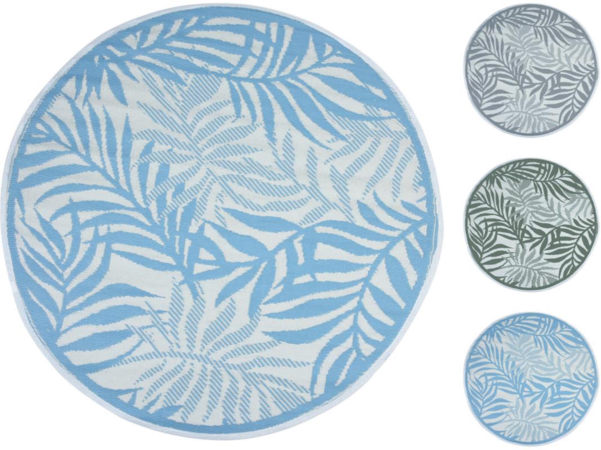 Home styling vloerkleed campingmat voor buiten rond
