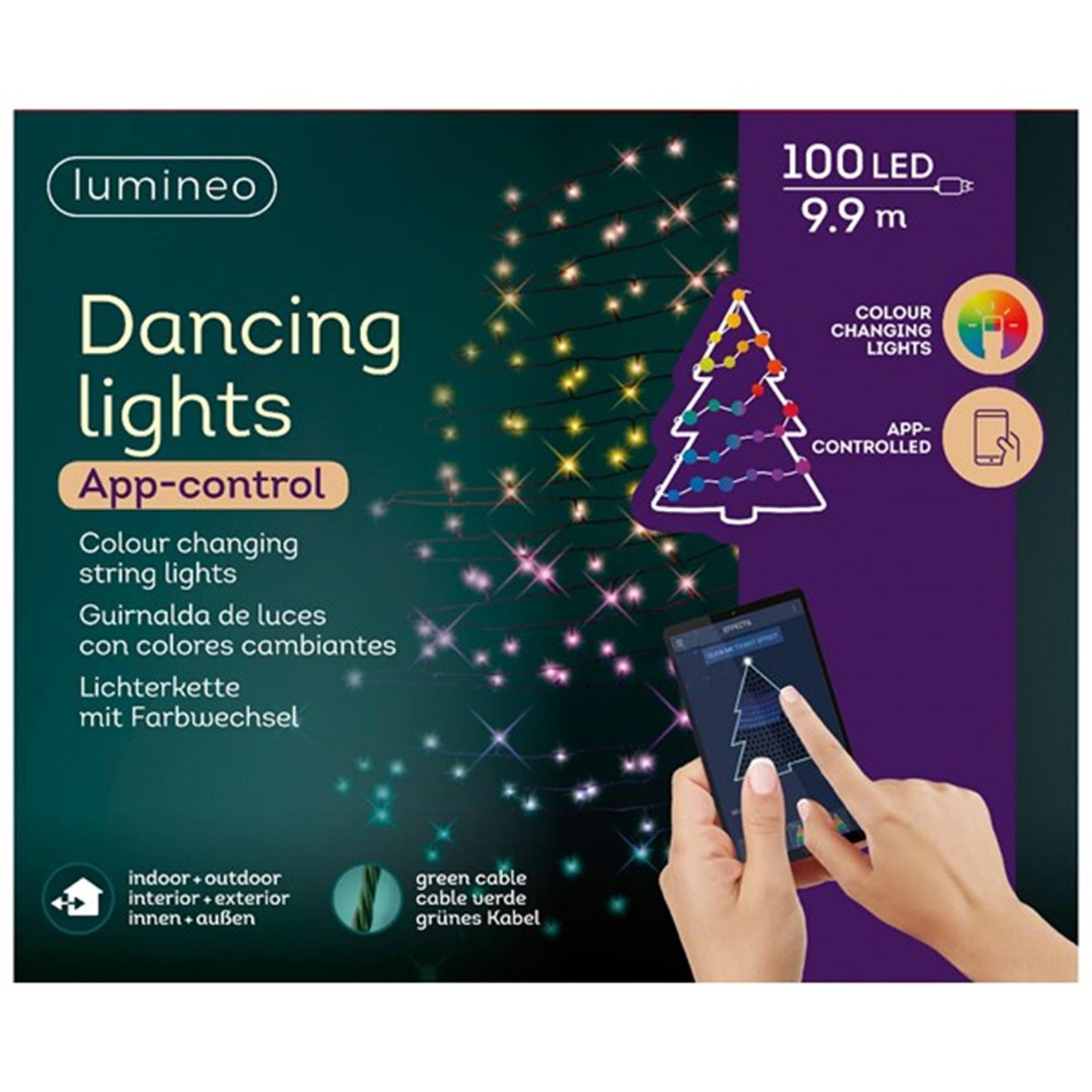 Lumineo kerstverlichting app-control 100 led
