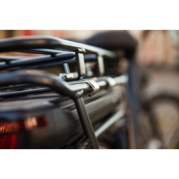 Universele opzetdrager Steco voor de e-bike - mat zwart