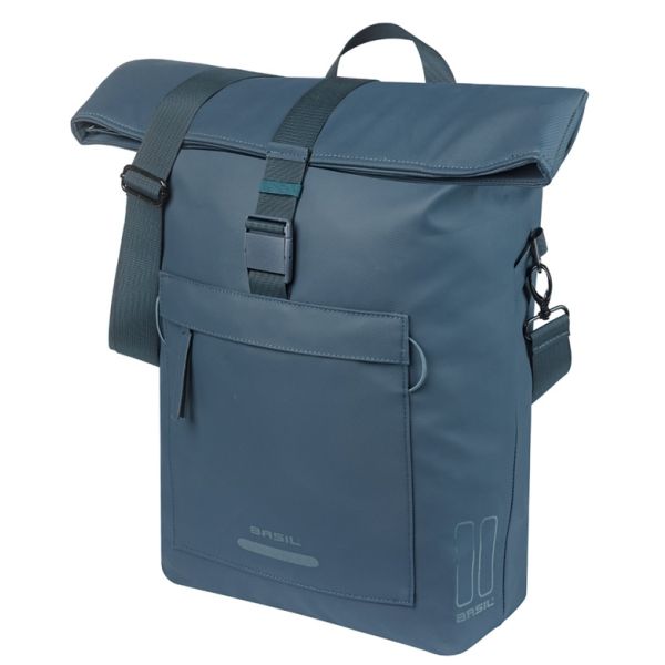 Basil b.v. tas basil brooklyn enkel blauw | mik hooks | 17l