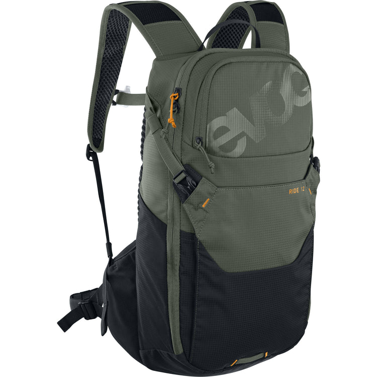 Evoc - ride 12 + hydr bladder 2 dark olive black 12l + 2l