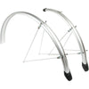 Spatbordset Eurofender Elegance 28 x 46 mm - zilver