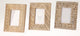 Home styling fotolijst mangohout 19x24cm 3 assorti