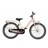 Kyoso kinderfiets blossom mocha 24 inch met remnaaf - mat taupe roze - afbeelding 1