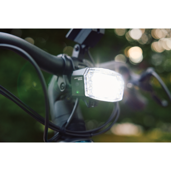 Trelock koplamp ls 990 lighthammer pro voor e-bike incl. fp adapter - zwart