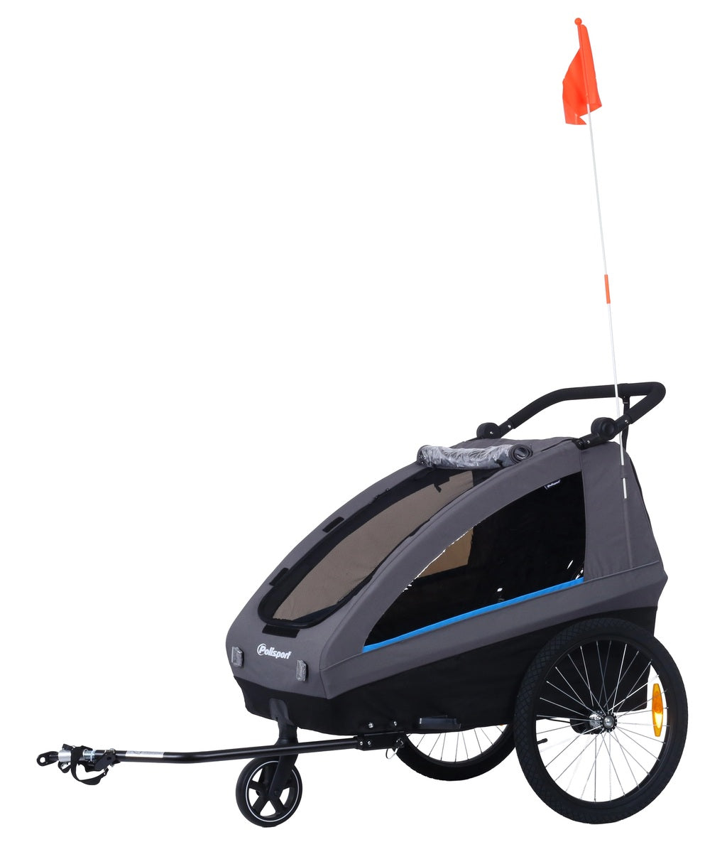 Polisport kinder aanhangwagen 20 inch met 3e wiel