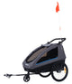 Polisport kinder aanhangwagen 20 inch met 3e wiel