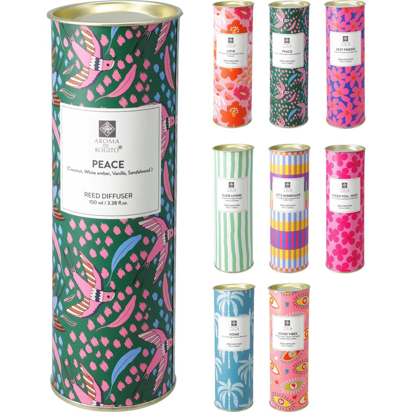 Home styling diffuser zomers 100ml 19cm