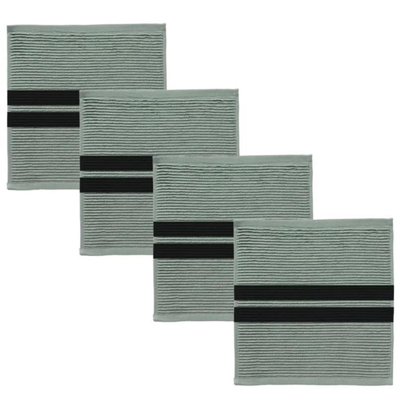 Ddddd vaatdoek baxter 30x30cm groen 4st