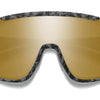 Smith Bril wildcat matte gray marble chromapop polarized bronze mirror