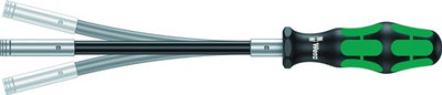 Wera handbithouder | 1 4 inch met magneet | klinglengte 173,5 mm | mes flexibel 3-componentengreep | 1 stuk - 05028161001 - 05028161001