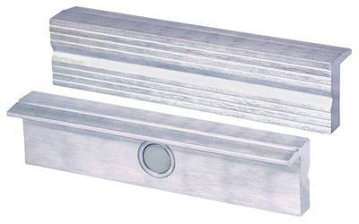 Heuer beschermbek voor bankschroef | voor bekbreedte 140 mm | ribbelprofiel | aluminium | 1 paar - 110140 110140