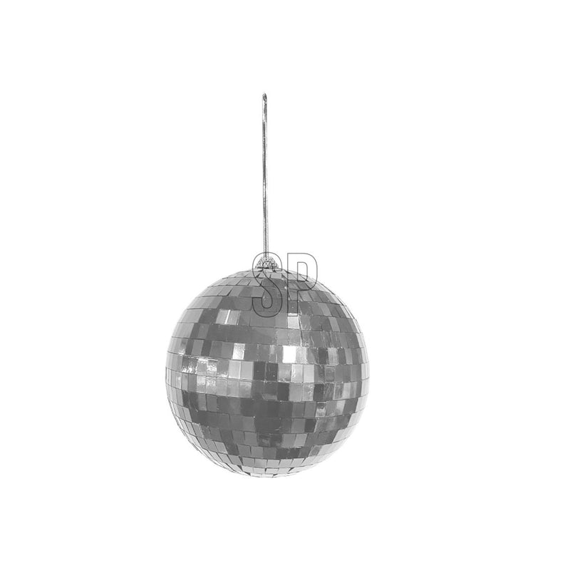 Home styling kerstbal spiegelbal 15cm zilver
