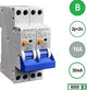 Enzo aardlek - fornuisautomaat 2 x 16a b kar 30ma 2p sep - 4518097