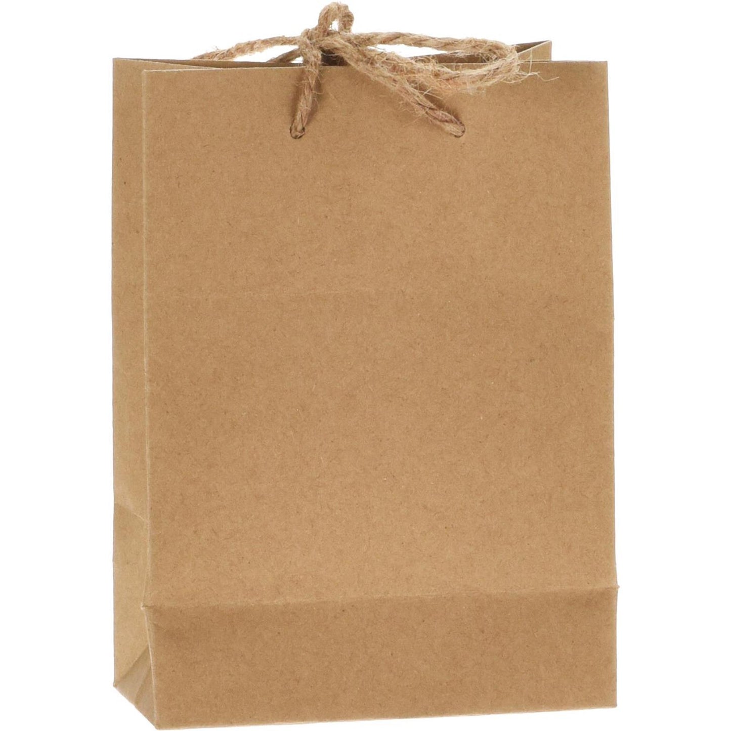Geschenktas mini kraftpapier zonder print 12x16,5cm