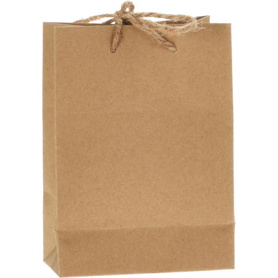 Geschenktas mini kraftpapier