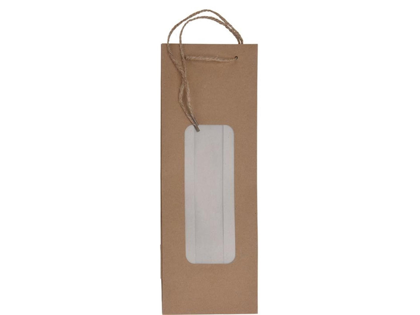 Wijnflestas met venster papier