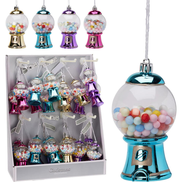 Home styling kersthanger kauwgombal automaat