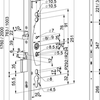 Abloy el466 veiligheidspaniekmeerpuntssluiting | enkelzijdig krukgestuurd | zelfvergrendelend | skg*** | dm35mm | pc92mm | voorplaat rvs 24x2000mm u-vormig | 12 24v dc | dr 1+2+3+4 - 10037688