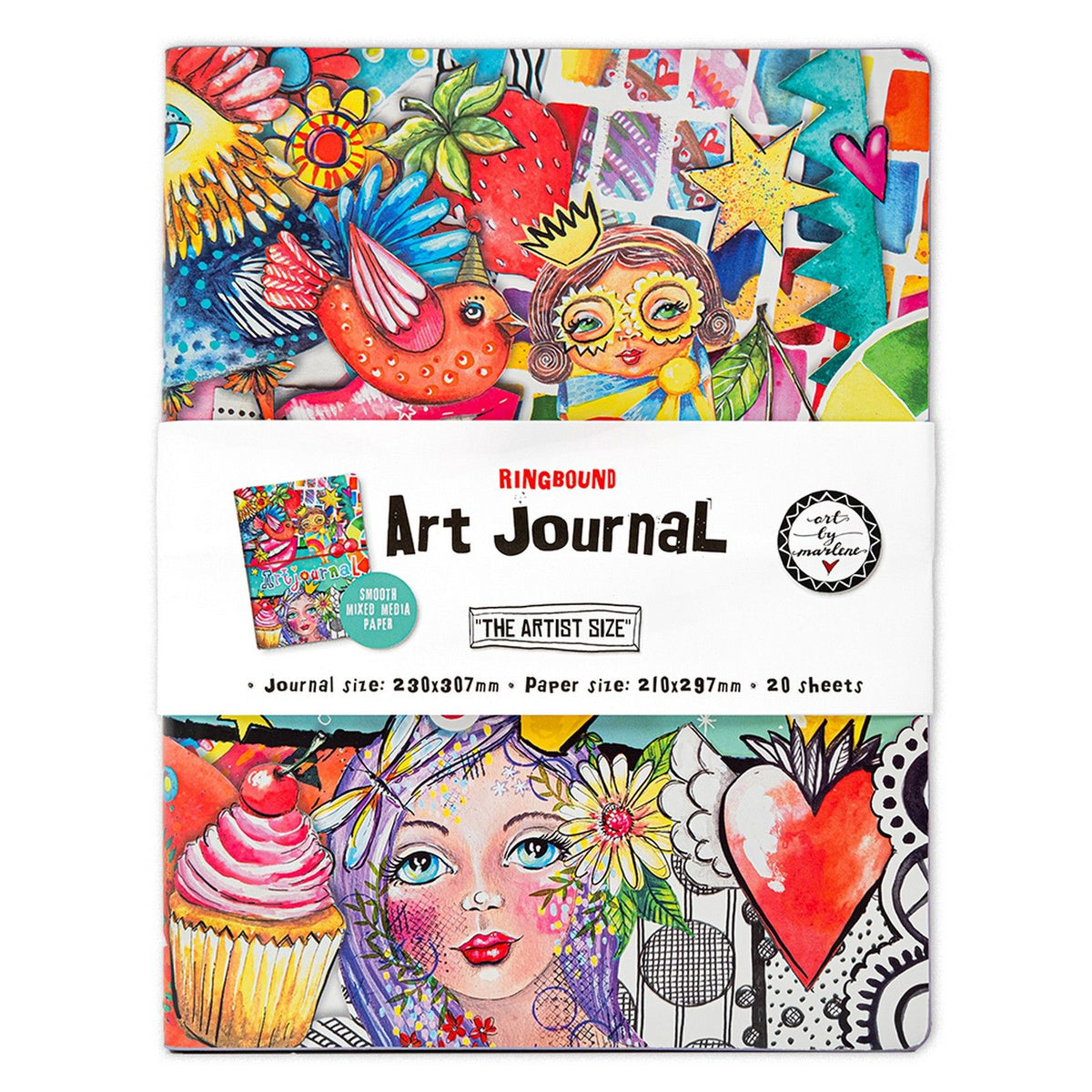 Studio light • art by marlene art journal artist size, 20 sheets