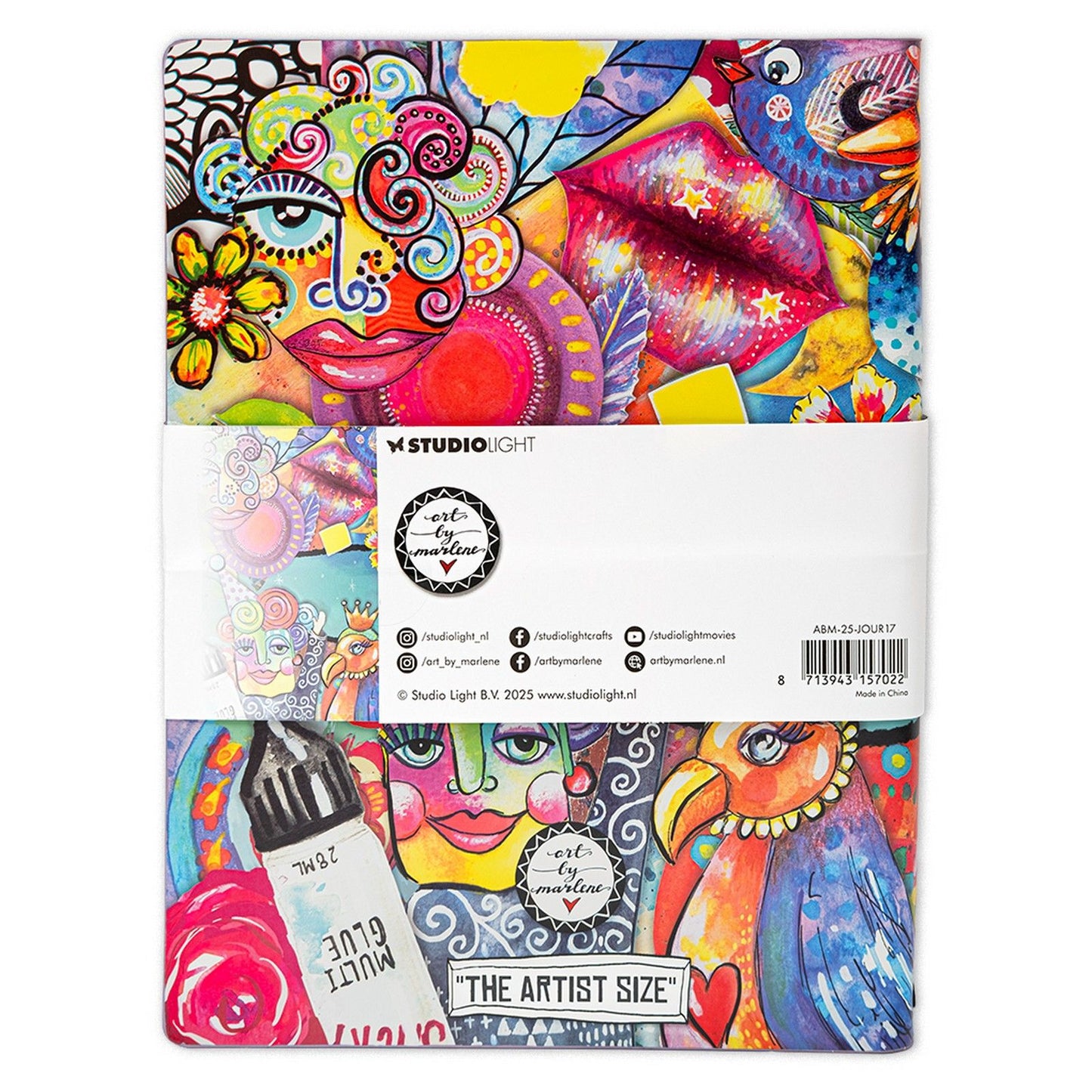 Studio light • art by marlene art journal artist size, 20 sheets