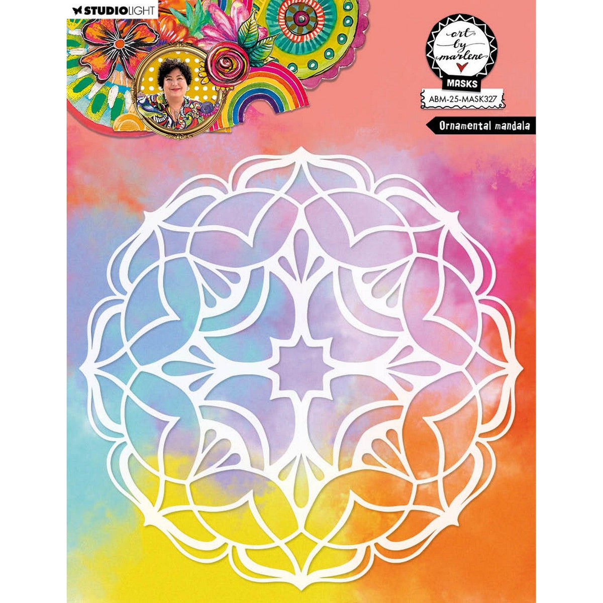 Studio light • art by marlene mask ornamental mandala
