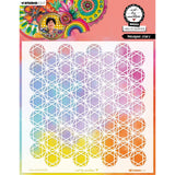 Studio light • art by marlene mask hexagon stars - afbeelding 1