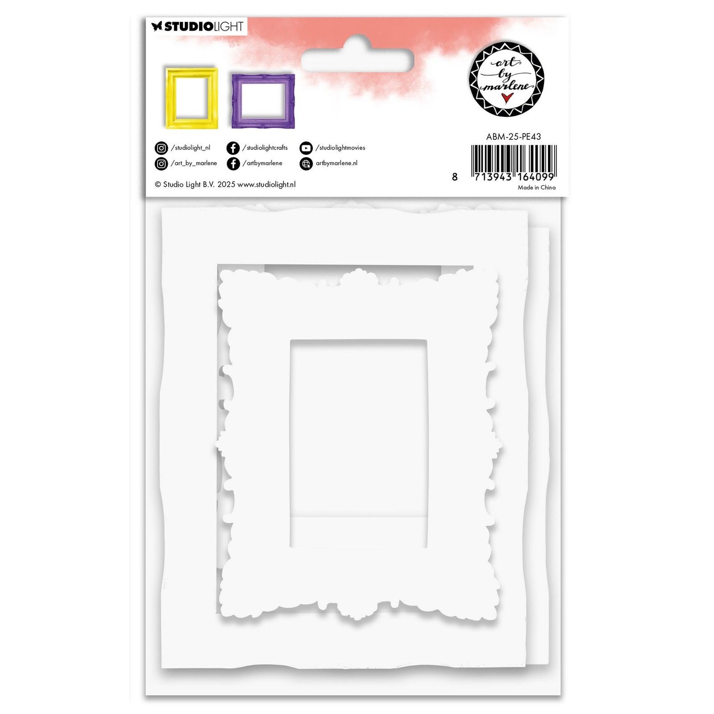 Studio light • art by marlene paper elements photo frames