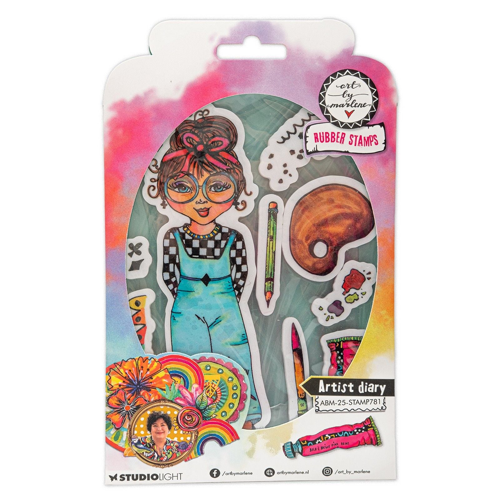 Studio light • art by marlene cling rubber stamp artist diary