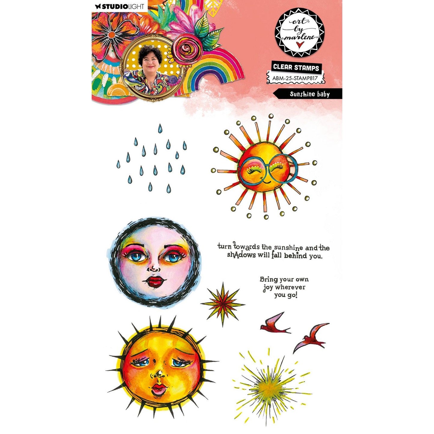 Studio light • art by marlene clear stamp sunshine baby