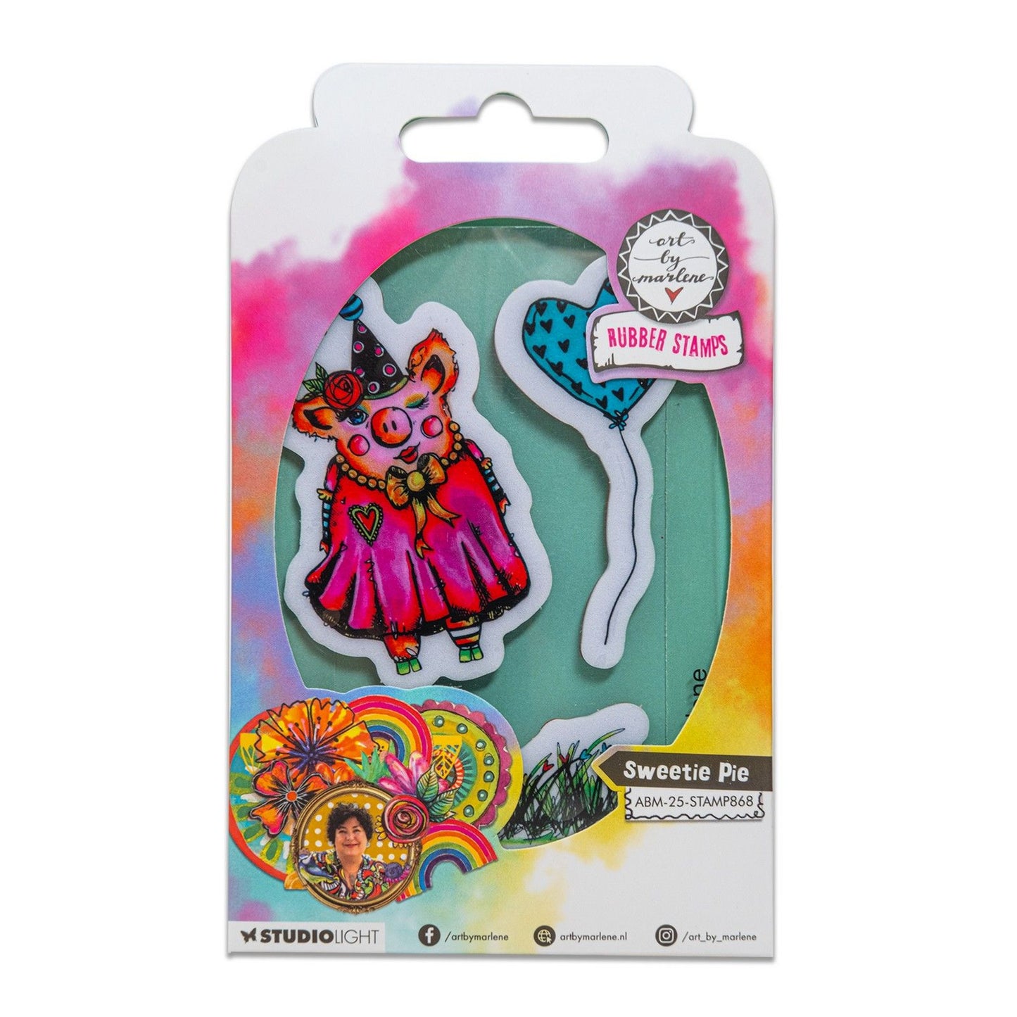Studio light • art by marlene cling rubber stamp sweetie pie
