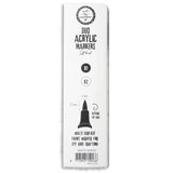 Studio light • essentials duo acrylic markers black and white - afbeelding 2