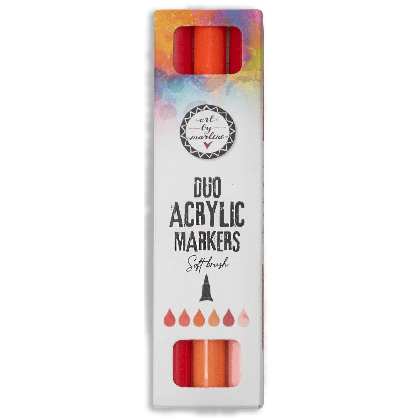 Studio light • essentials duo acrylic markers reds