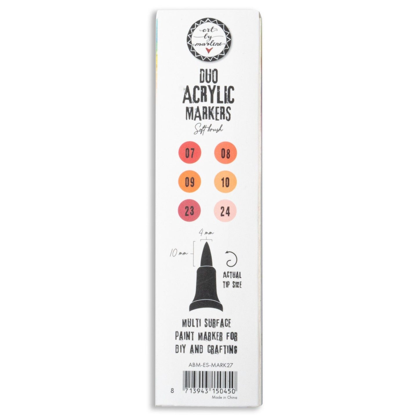 Studio light • essentials duo acrylic markers reds