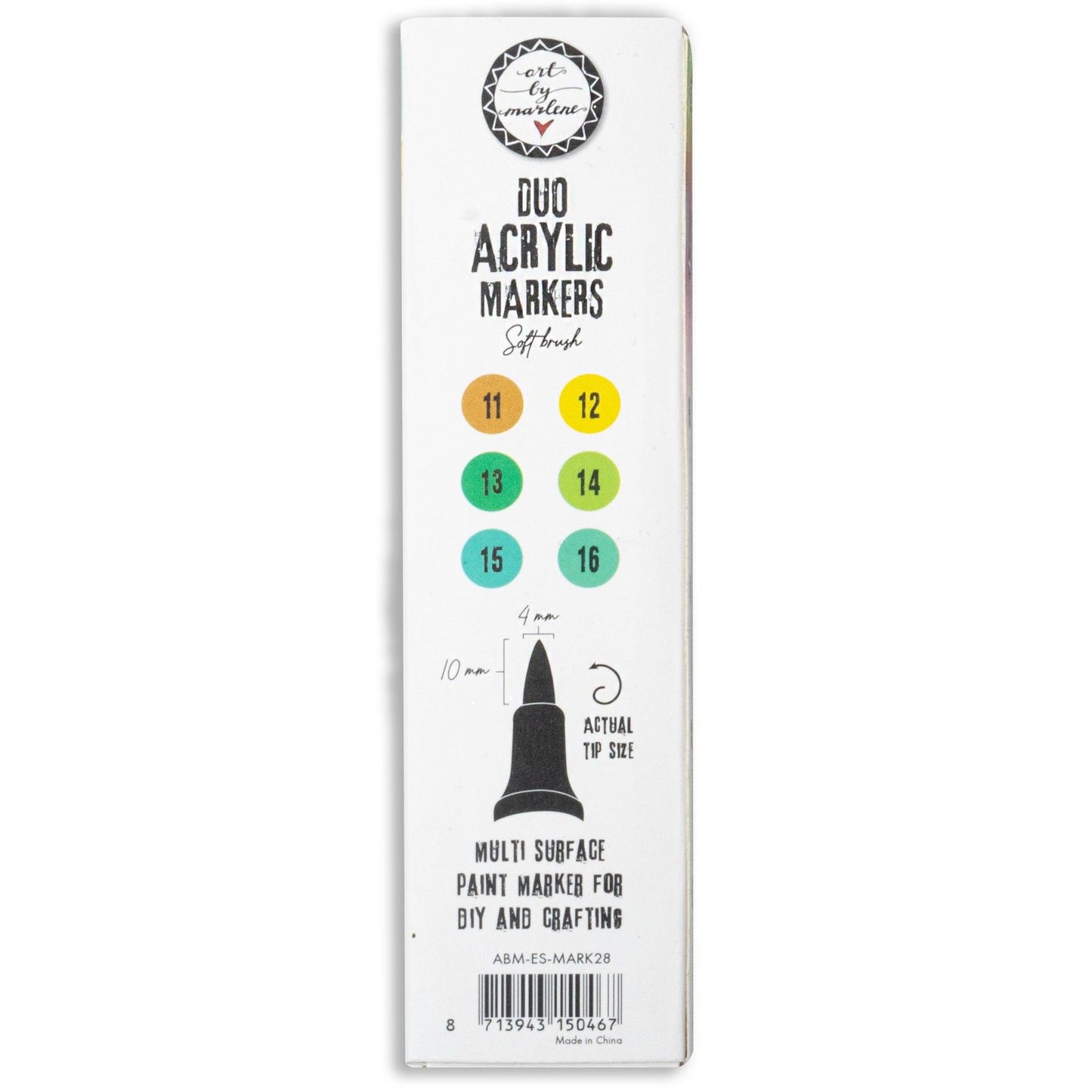Studio light • essentials duo acrylic markers greens