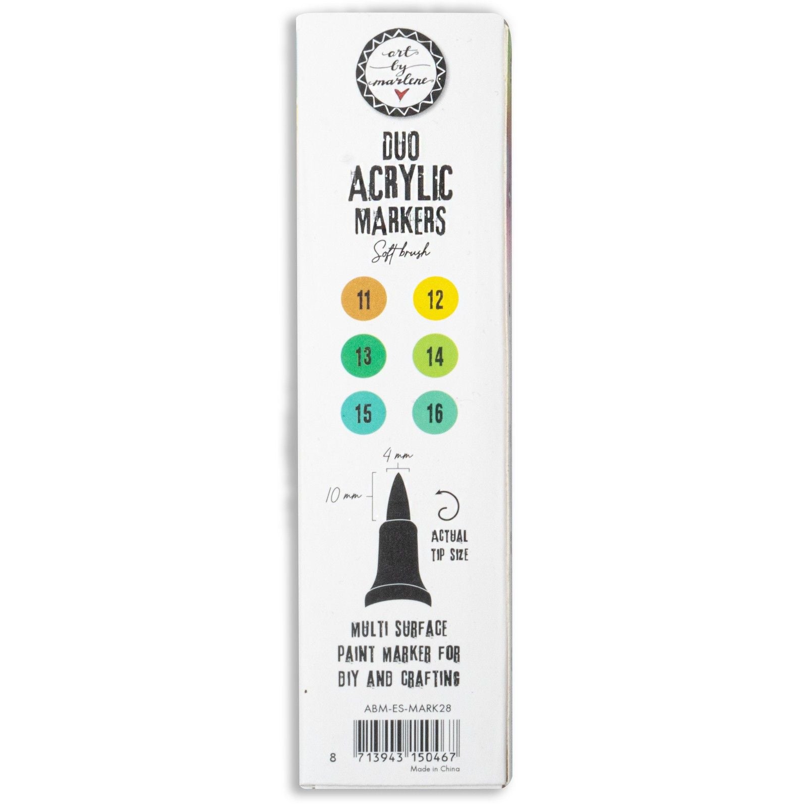 Studio light • essentials duo acrylic markers greens