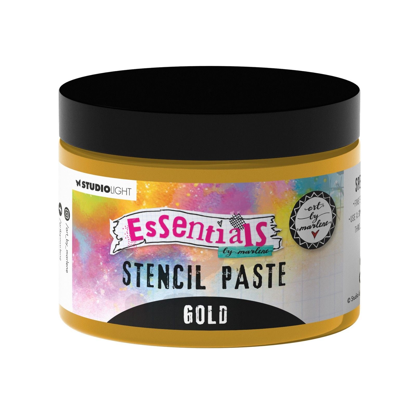 Studio light • essentials stencil paste gold metallic