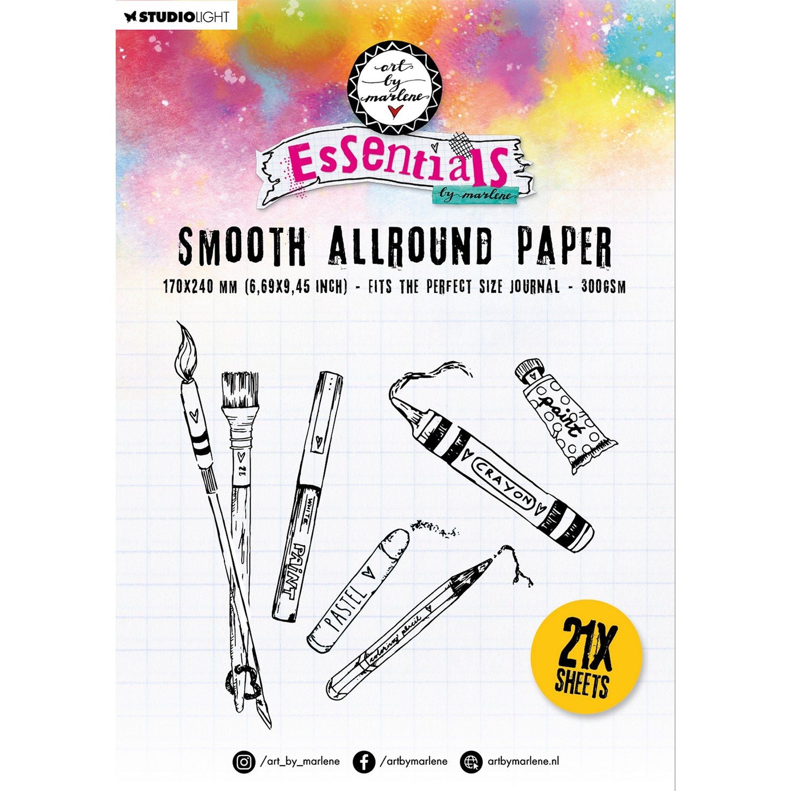 Studio light • essentials paper pad allround paper smooth