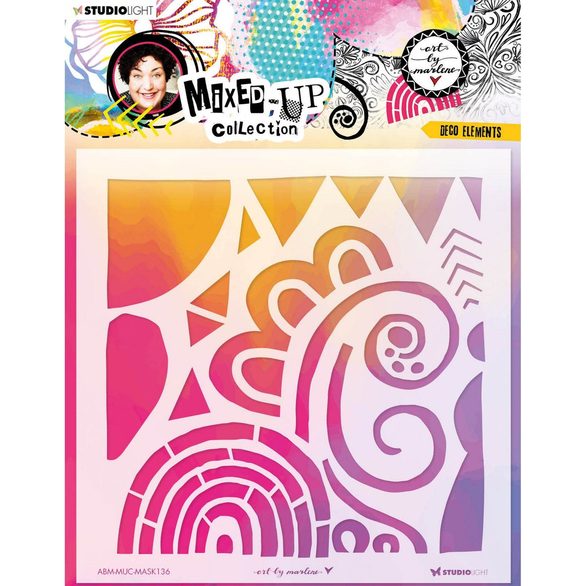 Studio light • mixed-up collection mask stencil deco elements