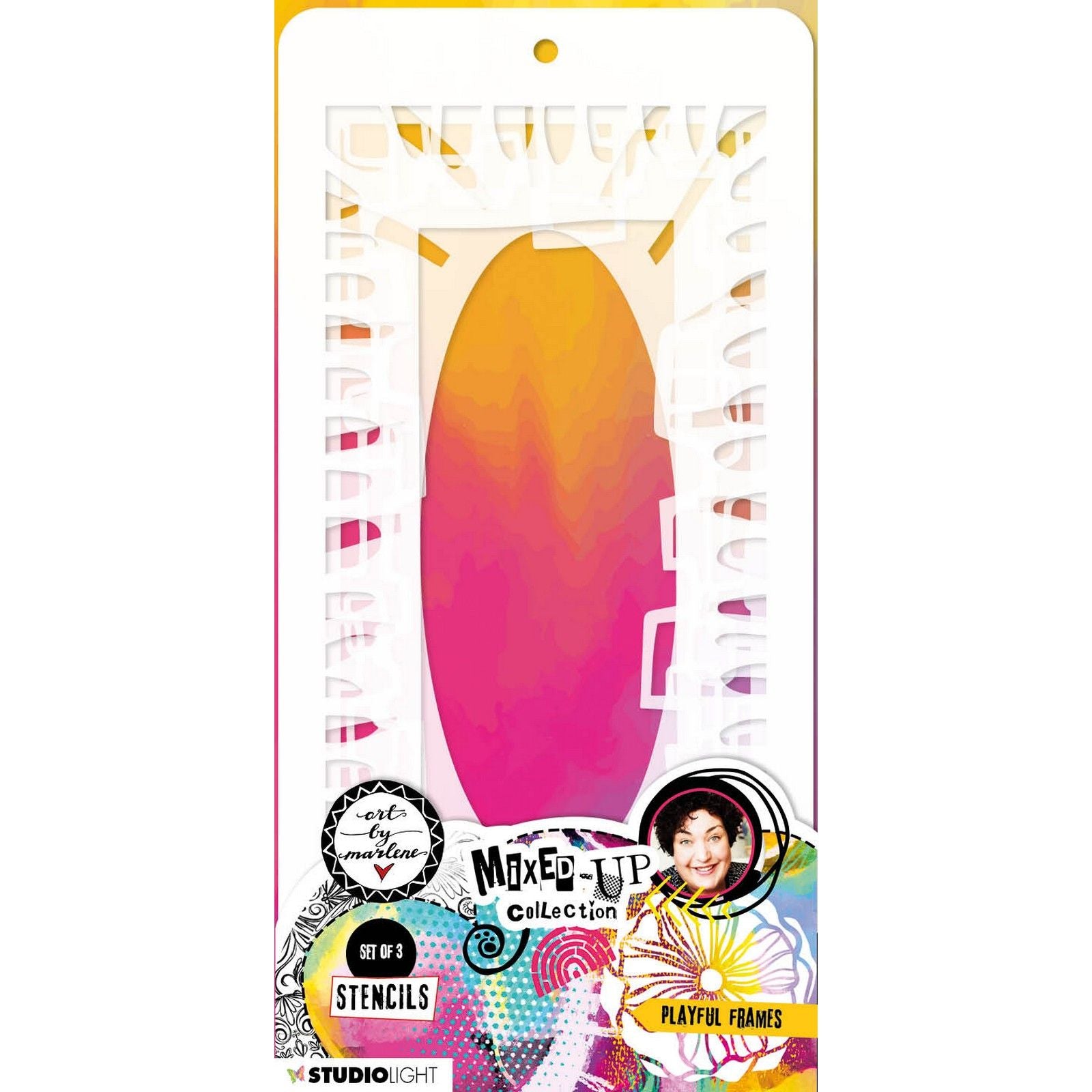 Studio light • mixed-up collection mask stencil playful frames