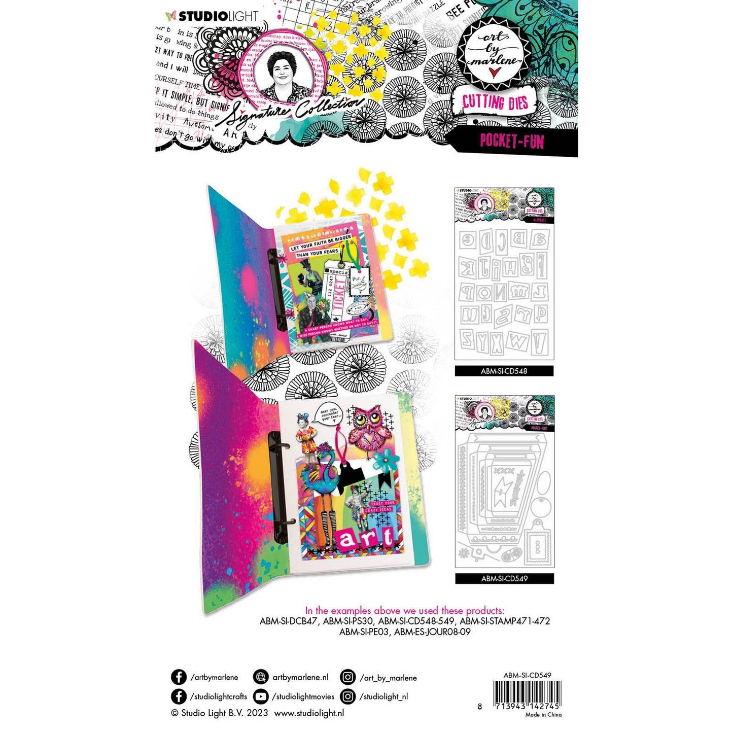Studio light • signature collection cutting dies pocket-fun