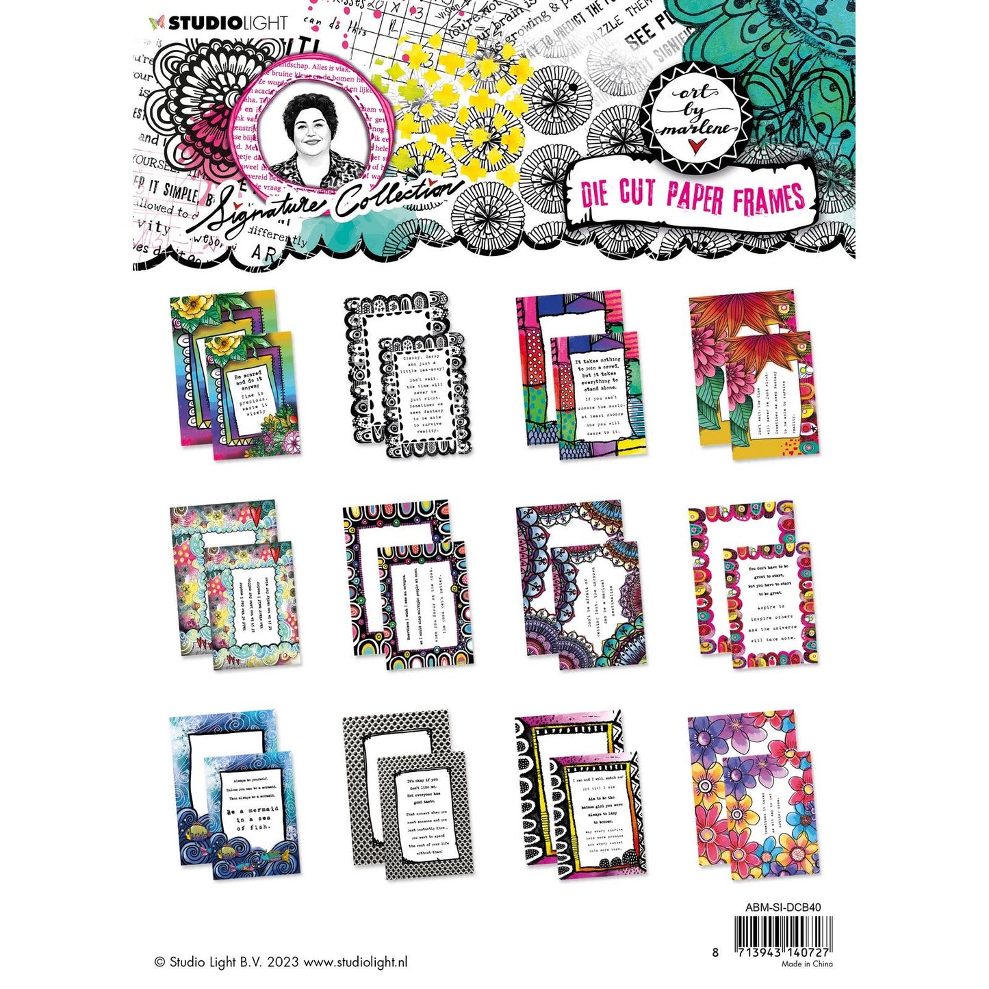 Studio light • signature collection die-cut block paper frames