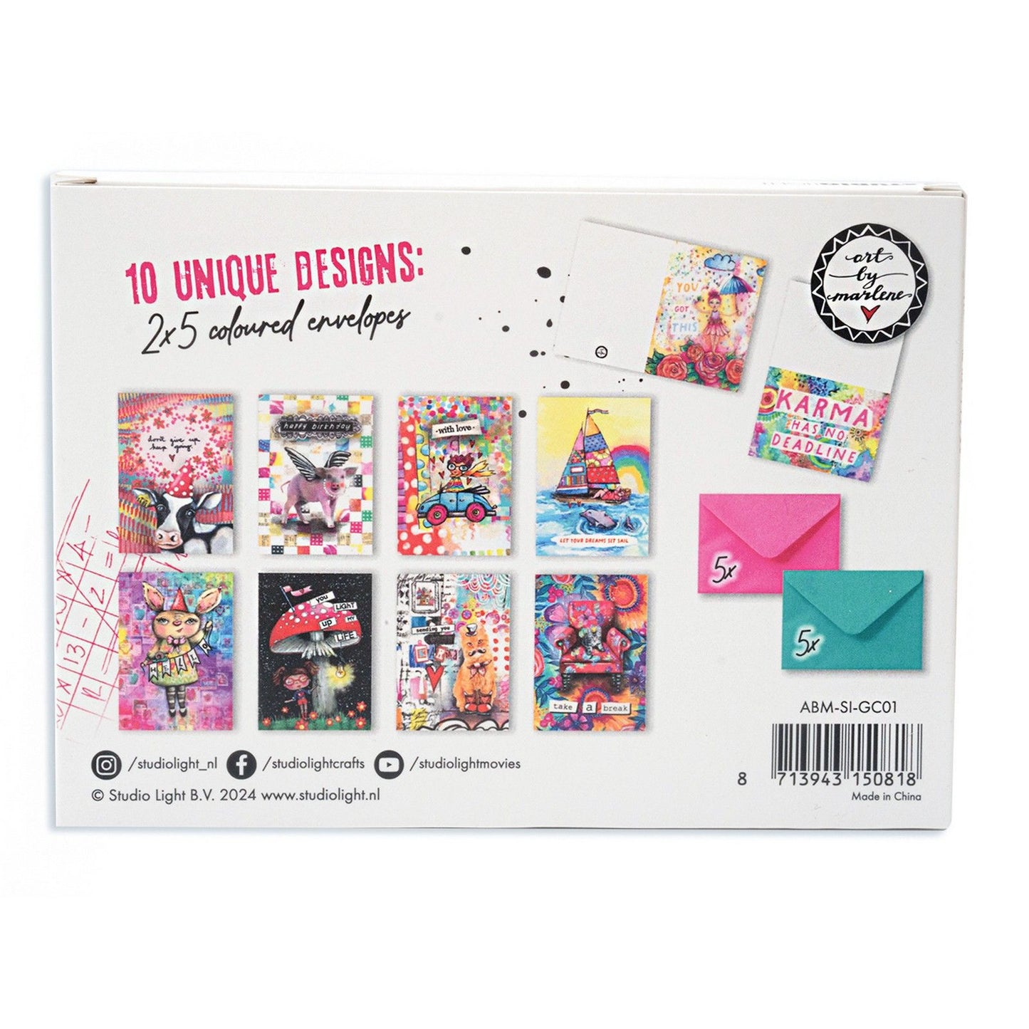 Studio light • signature collection greeting cards 10 unique designs